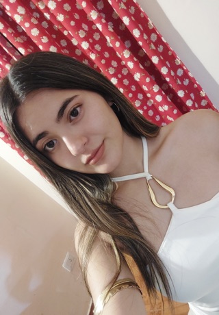 A girl you could meet on a Chamet random match
